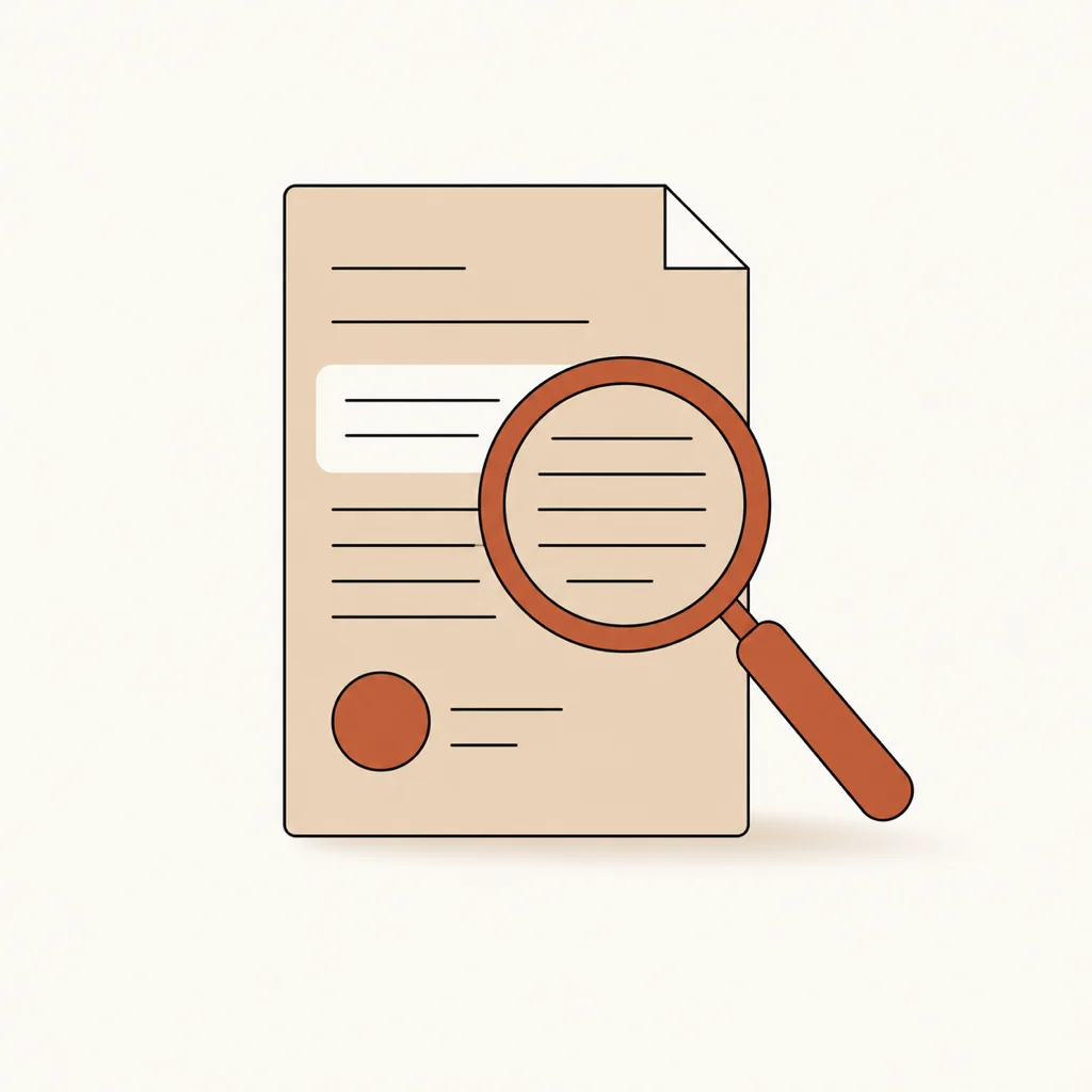 Illustration — Verträge prüfen mit KI